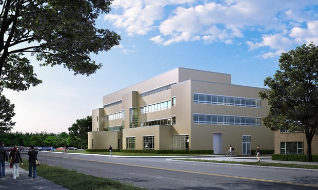 The new building, view 2.